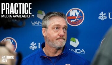Practice 4/2: Patrick Roy | New York Islanders