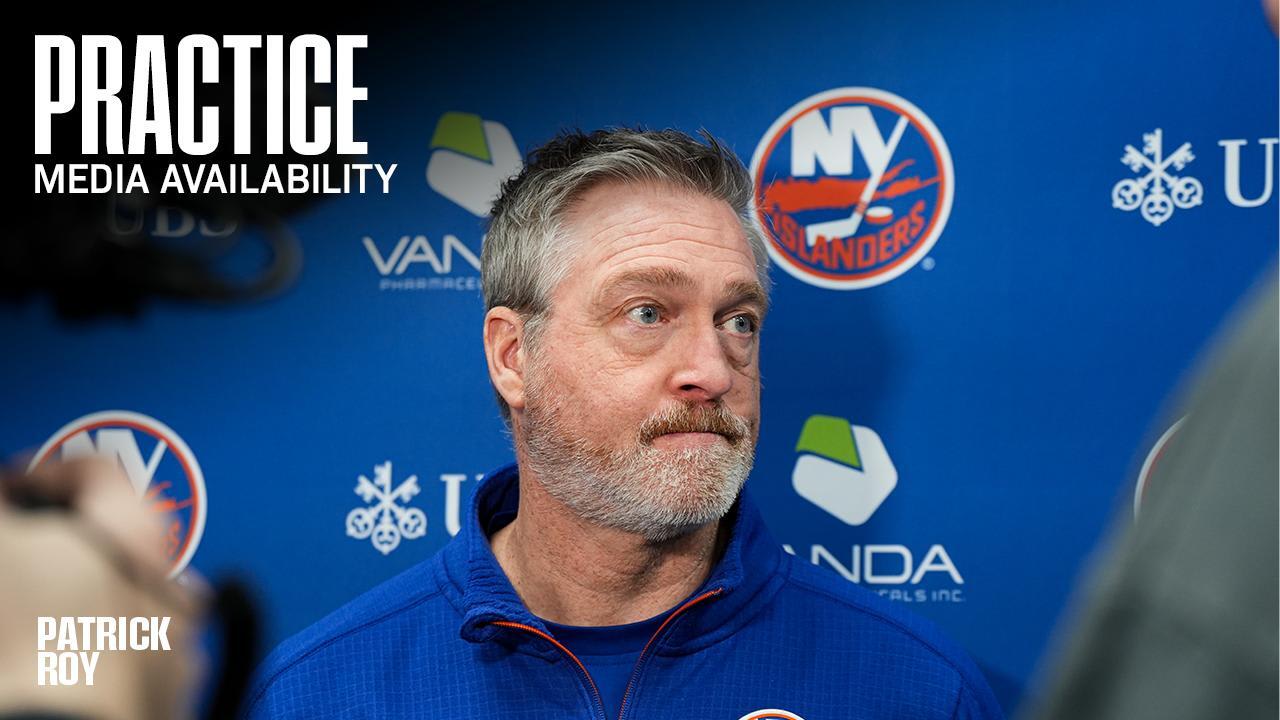 Practice 4/2: Patrick Roy | New York Islanders