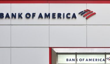 view to Bank of America in Manhattan,