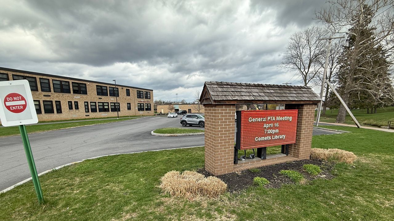 Clinton Middle School is seen in Oneida County