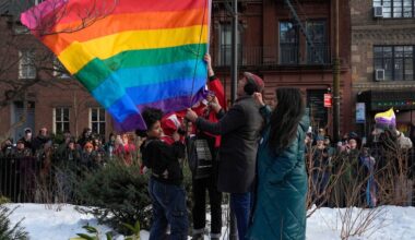 Trump administration agrees to keep flying rainbow Pride flag at New York’s Stonewall monument