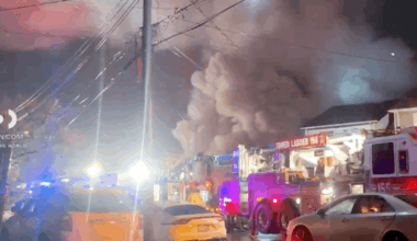 Cops ‘launched’ off their feet in Queens house explosion linked to domestic dispute; 11 injured
