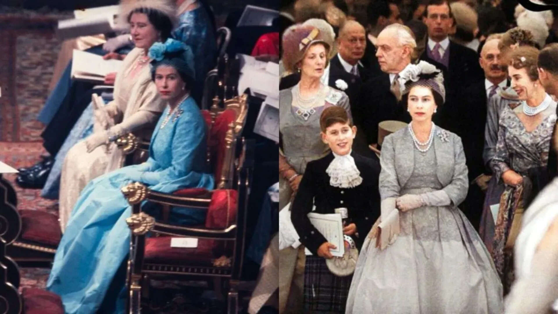 The monarch donned the ensemble for her sister Princess Margaret's wedding in 1960 The monarch donned the ensemble for her sister Princess Margaret's wedding in 1960<br>