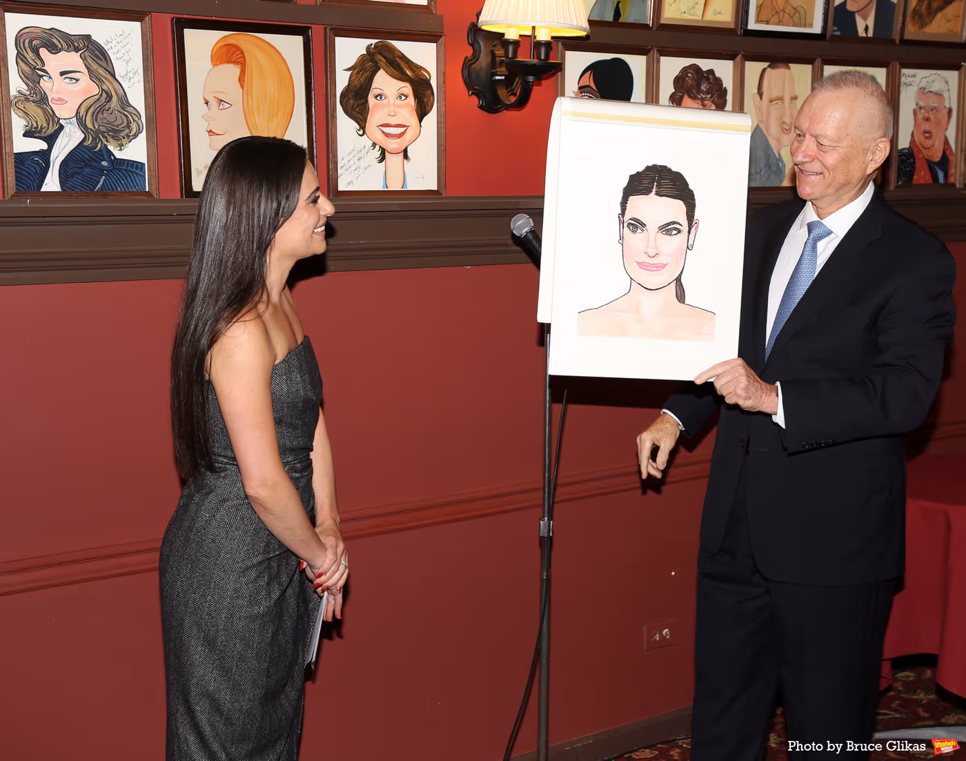 Photos: CHESS Star Lea Michele Receives Portrait at Sardi's  Image