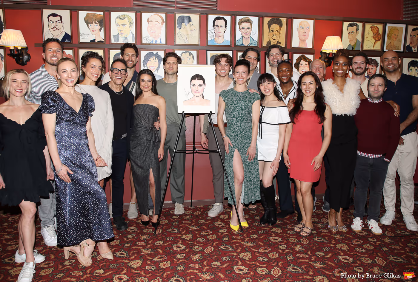 Photos: CHESS Star Lea Michele Receives Portrait at Sardi's  Image