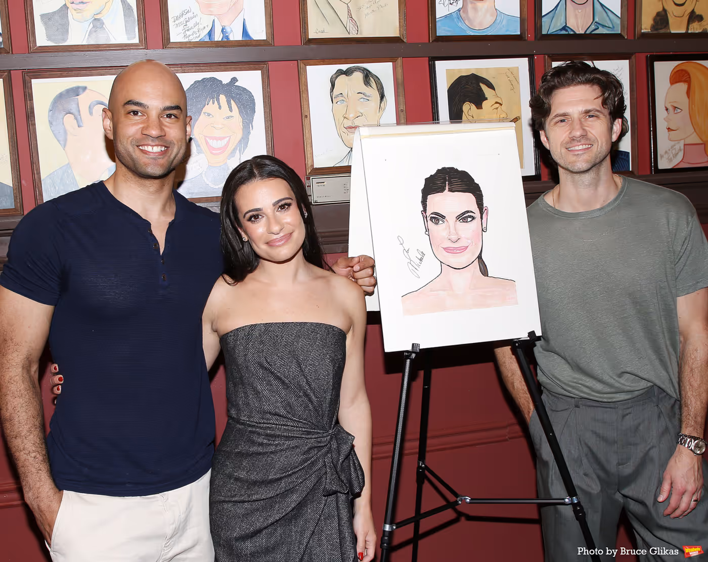 Photos: CHESS Star Lea Michele Receives Portrait at Sardi's  Image