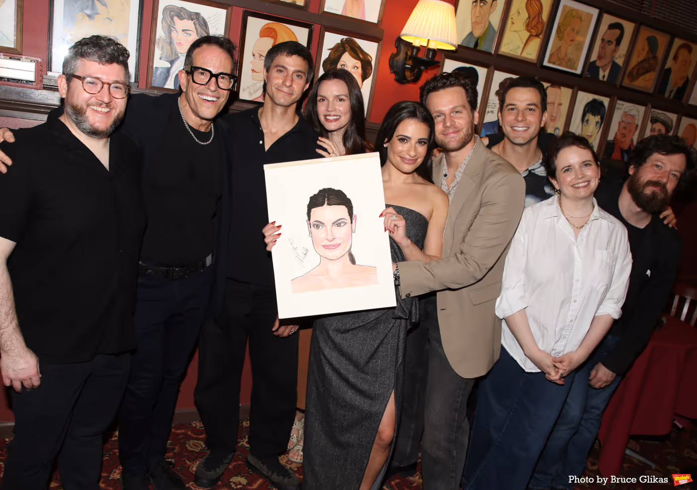 Photos: CHESS Star Lea Michele Receives Portrait at Sardi's  Image