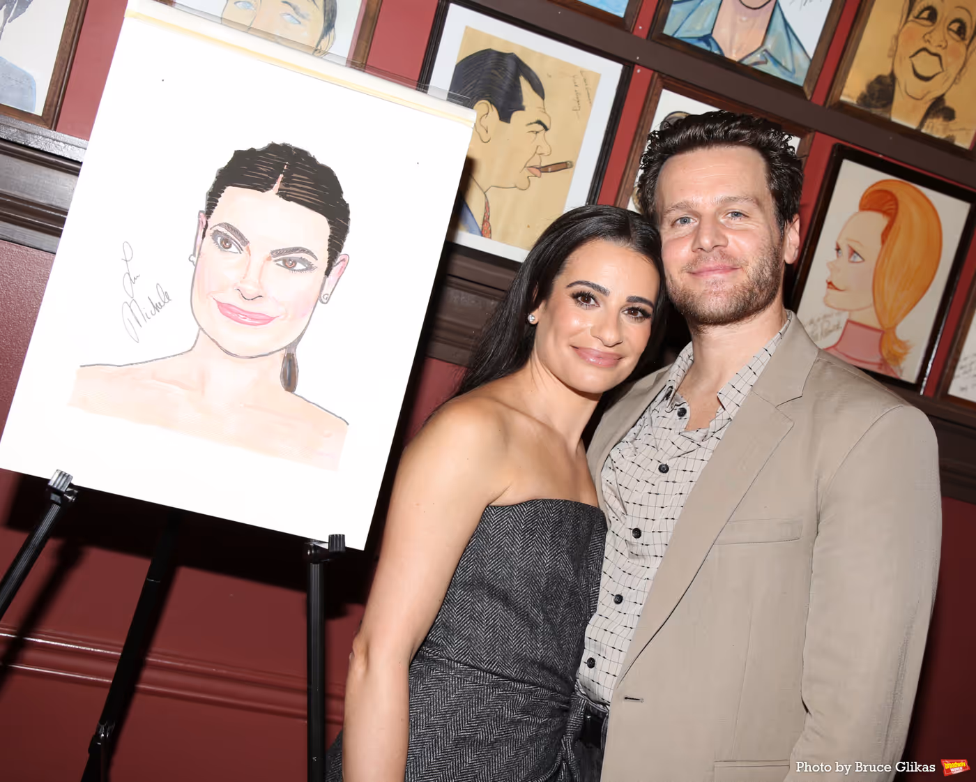 Photos: CHESS Star Lea Michele Receives Portrait at Sardi's  Image