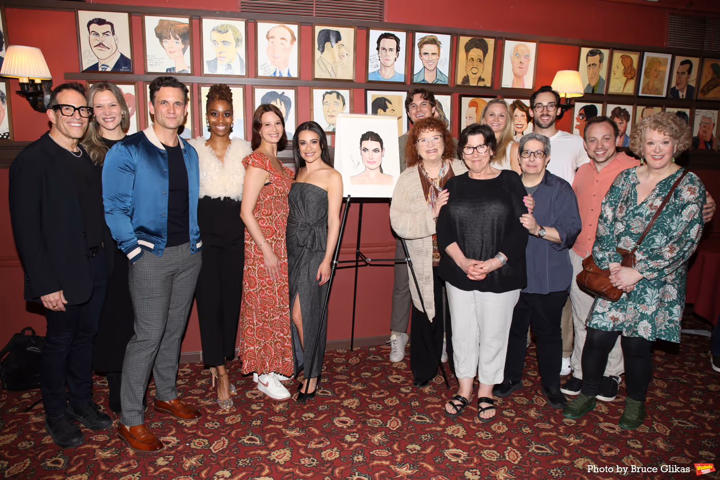 Photos: CHESS Star Lea Michele Receives Portrait at Sardi's  Image