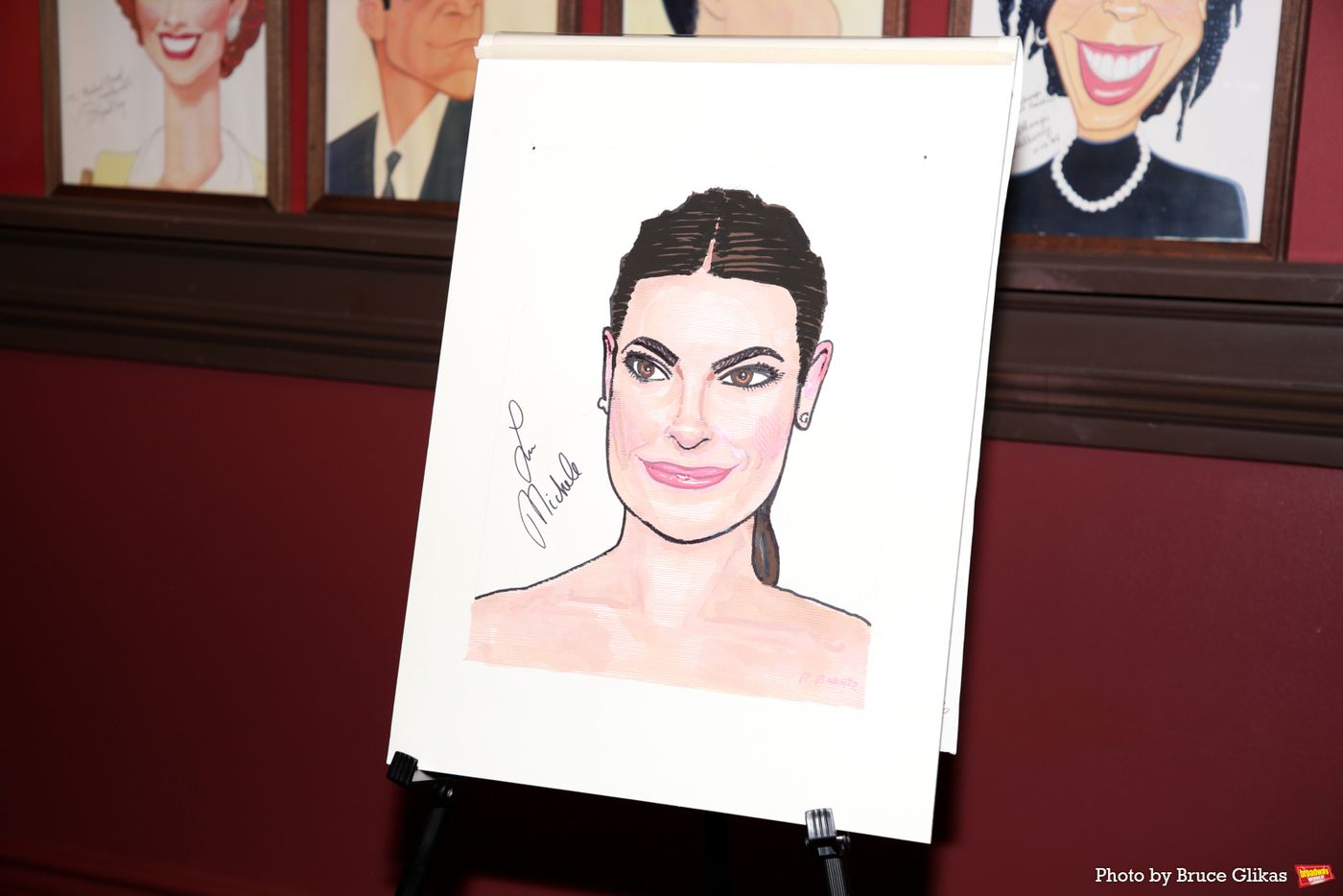 Photos: CHESS Star Lea Michele Receives Portrait at Sardi's  Image