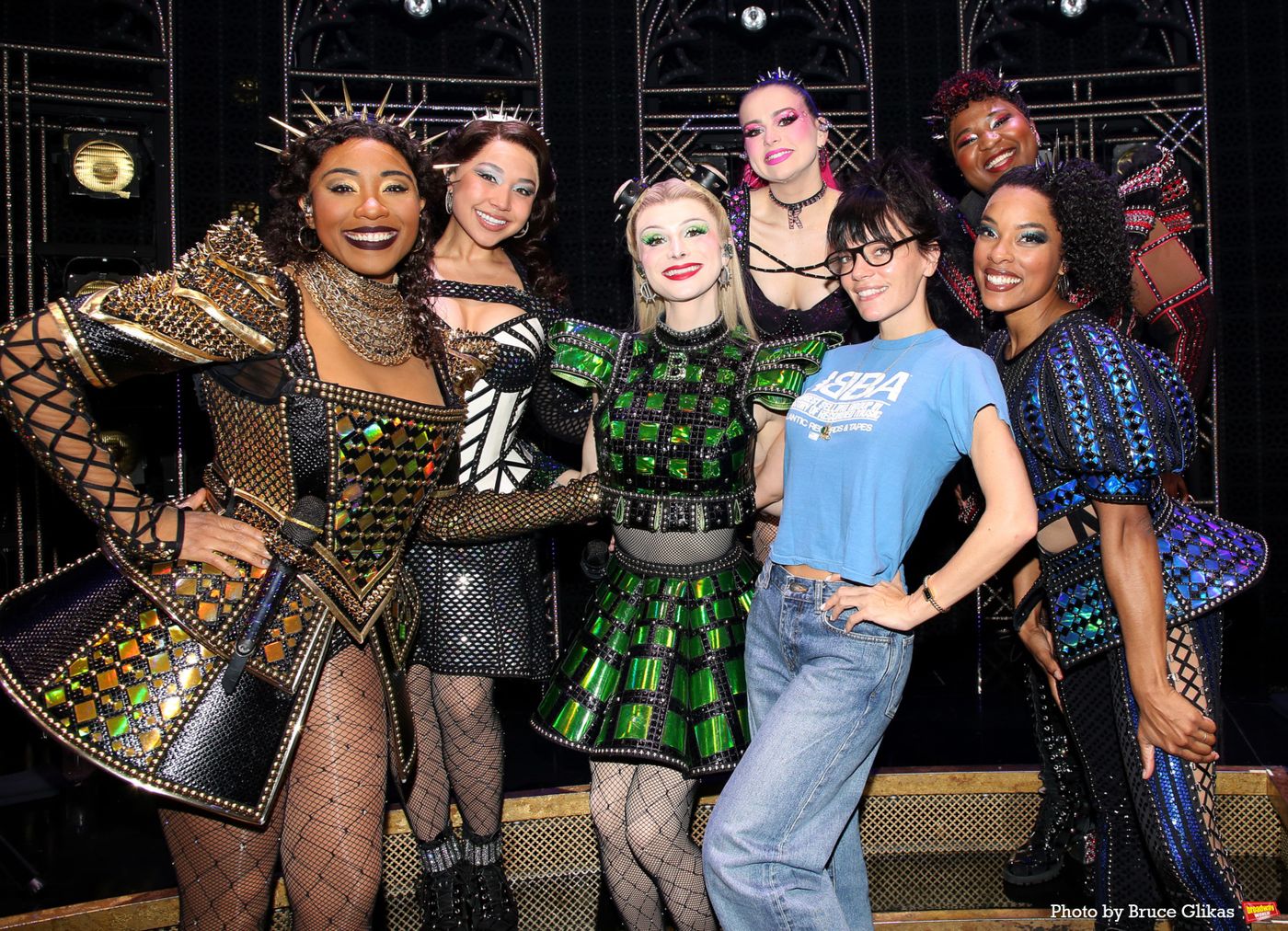 Photos: Lily Allen Visits SIX and Meets the Queens Backstage  Image
