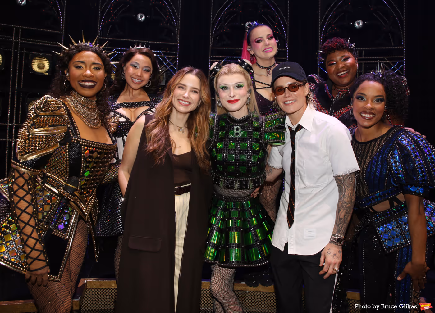 Photos: Lily Allen Visits SIX and Meets the Queens Backstage  Image
