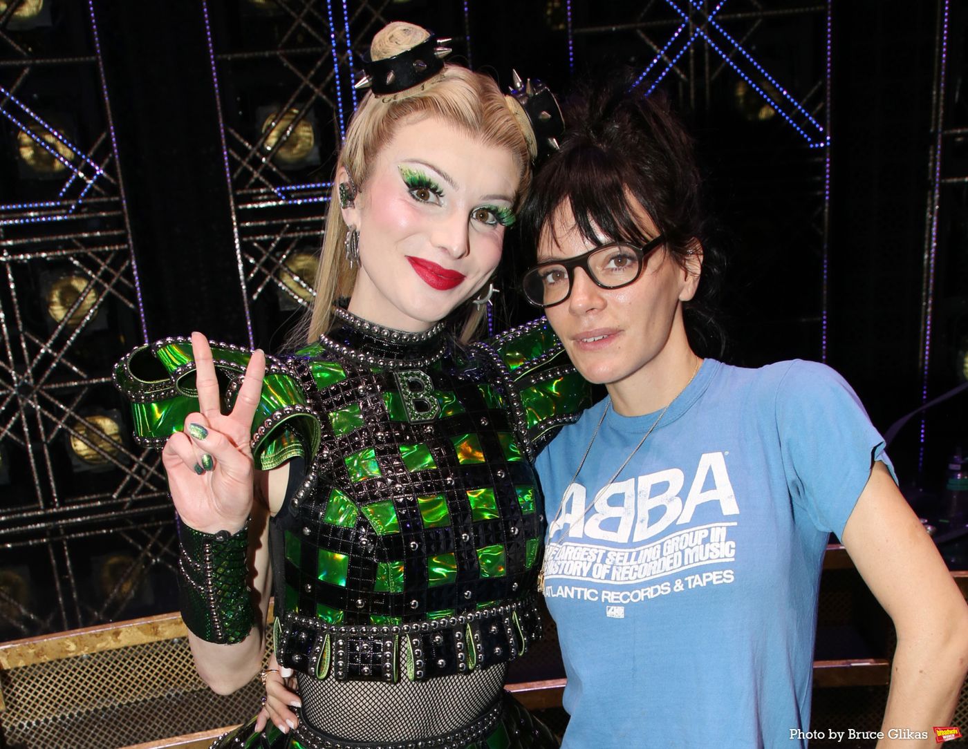Photos: Lily Allen Visits SIX and Meets the Queens Backstage  Image