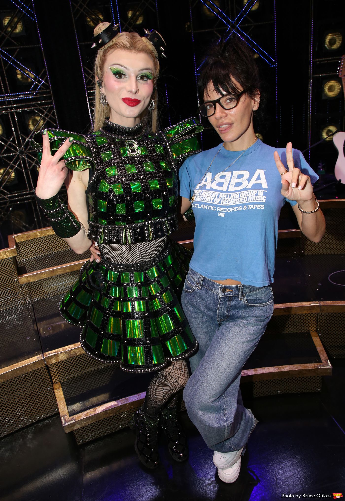 Photos: Lily Allen Visits SIX and Meets the Queens Backstage  Image