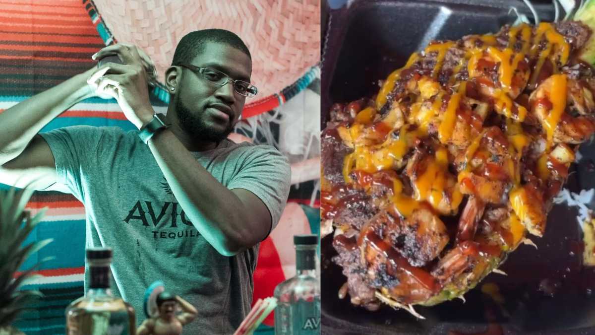 TNT Pineapple brings experimental jerk-style dishes in hollowed-out fruit to NYC