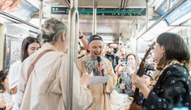 Jewish Rapper Hosts a Seder on NYC Subway Car