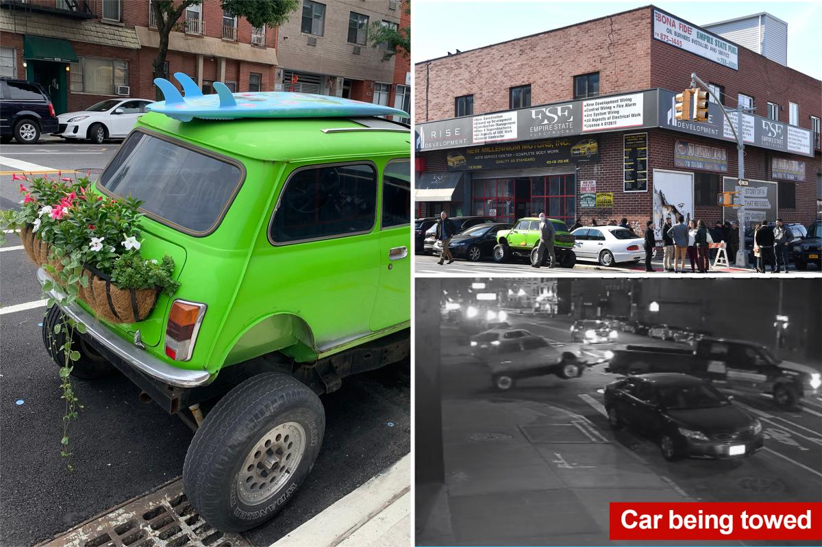 NYC tows auto shop's adorable 'monster truck' memorial and turns it to scrap metal