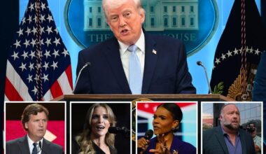 Trump goes off on 'NUT JOBS’  Tucker Carlson, Megyn Kelly, Candace Owens, Alex Jones over Iran war criticism