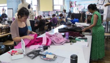 Class Act with Chris Wragge visits High School of Fashion Industries in Manhattan