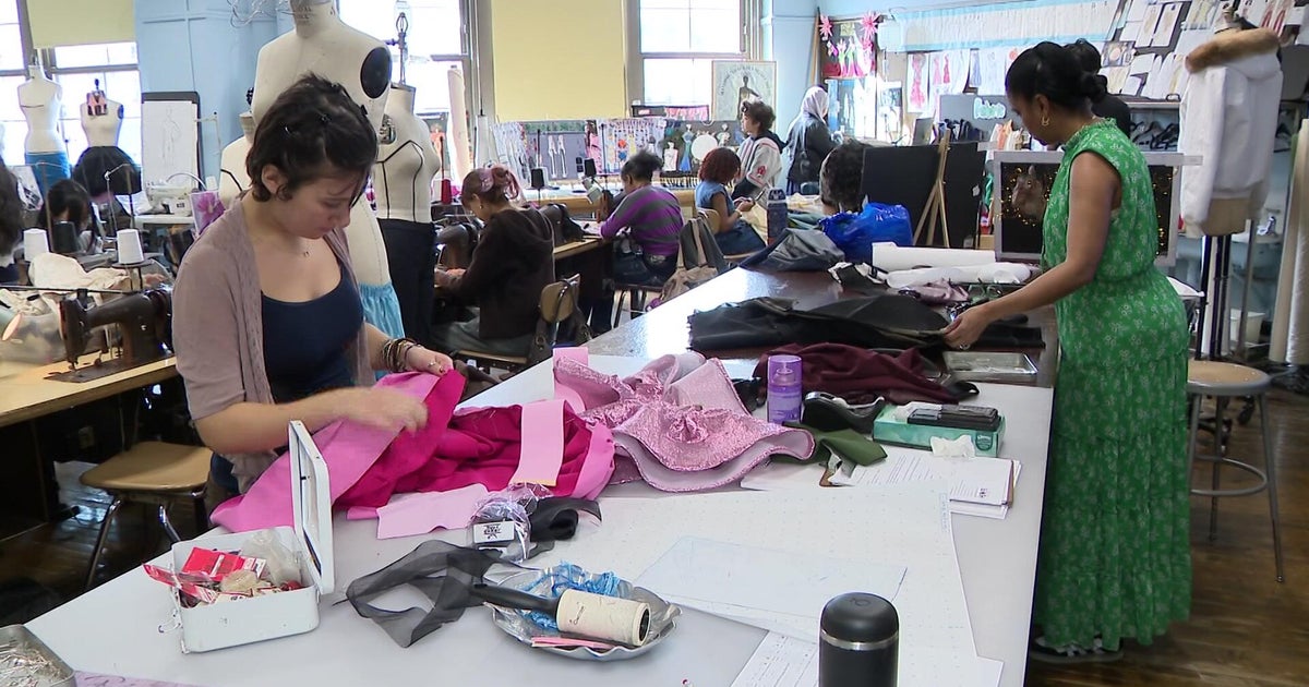 Class Act with Chris Wragge visits High School of Fashion Industries in Manhattan
