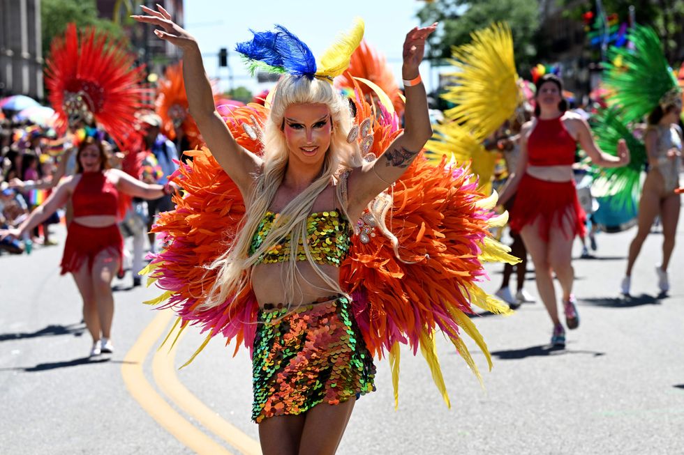 \u200bDrag queens at Denver Pride.