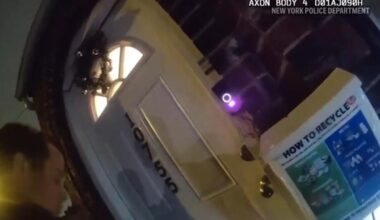 Explosion sends NYC police officers flying