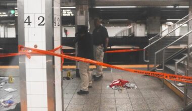 Stabbings on New York subway leave 3 hurt as officers shoot and kill knife-wielding man