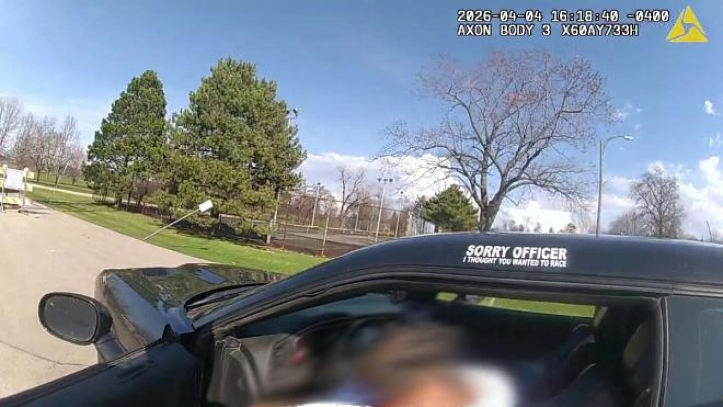 New York driver with 'Sorry officer, I thought you wanted to race' sticker on car arrested in pursuit