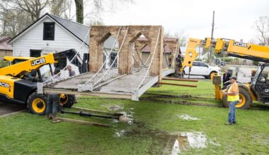 Iconic Brooklyn Bridge Replica Removed From Roebling Park — For Now – Butler Eagle