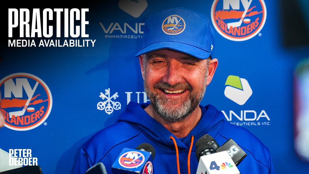 Practice 4/6: Peter DeBoer | New York Islanders