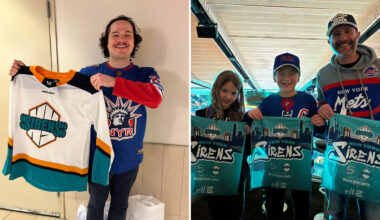 Rangers, Sirens fans enjoy hockey doubleheader in NYC