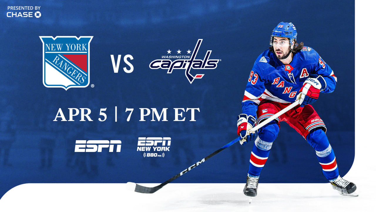 Rangers vs. Capitals: Pregame Notes