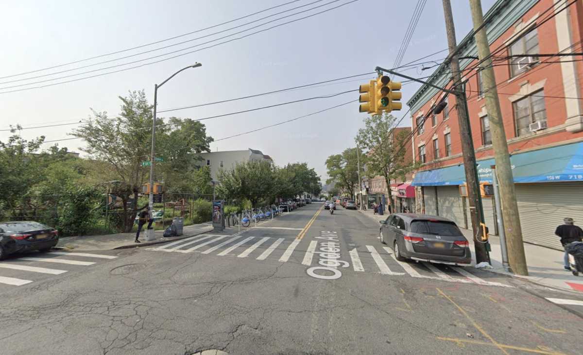 West 164th Street and Ogden Avenue on Google Maps