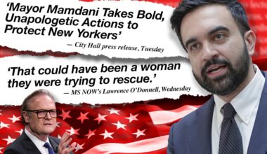 Mamdani reveals his odd idea of 'protecting' New Yorkers, MS NOW host loses the plot on Iran and more