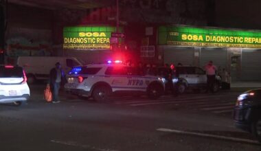 NYPD officer struck by driver, injured during traffic stop in Brooklyn