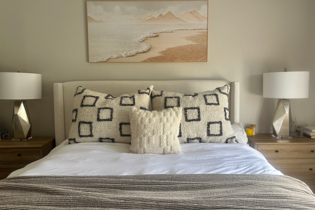Joss & Main Hanson Upholstered Wingback Bed