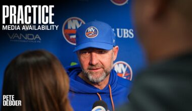 Practice 4/8: Peter DeBoer | New York Islanders