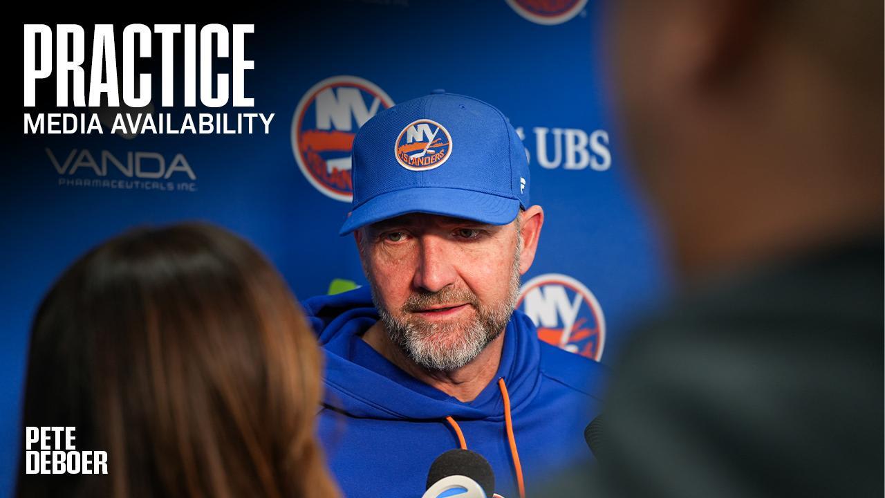 Practice 4/8: Peter DeBoer | New York Islanders