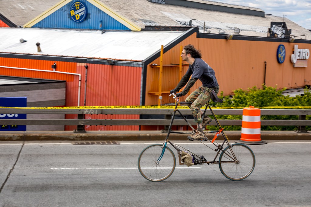 Cyclists from across all over the world participating in the Annual Five Boro Bike Tour on May 3, 2026 in New York City.