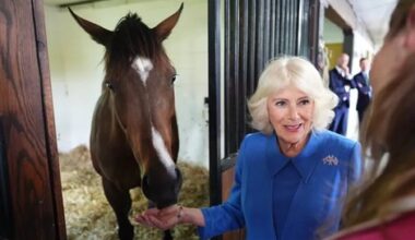 Queen Camilla Visits Virginia Thoroughbred Farm