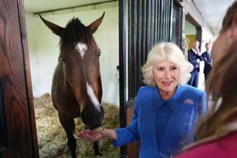 Queen Camilla Visits Virginia Thoroughbred Farm