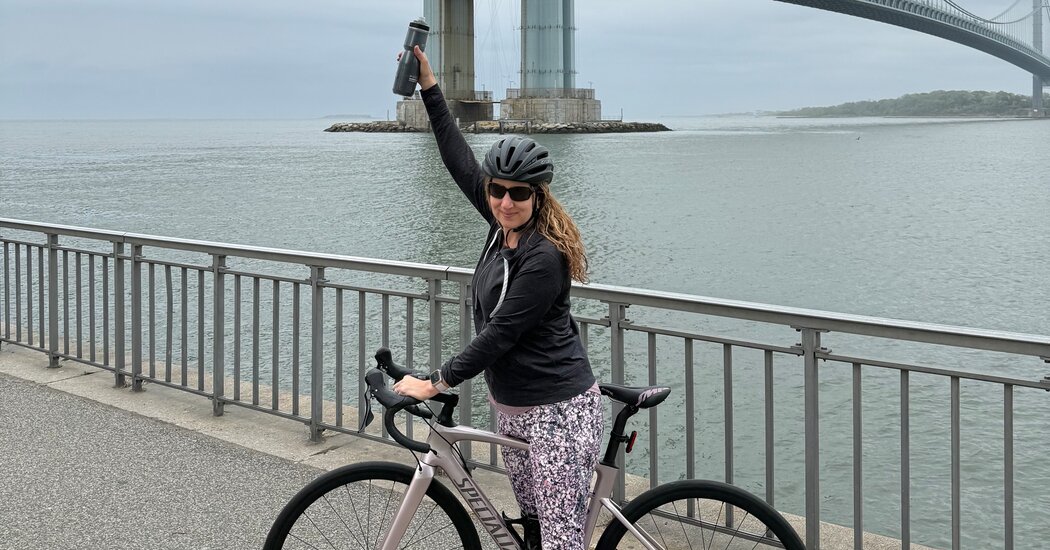 She’s Riding in Five Boro Bike Tour, and She’s Happy to Wear a Helmet