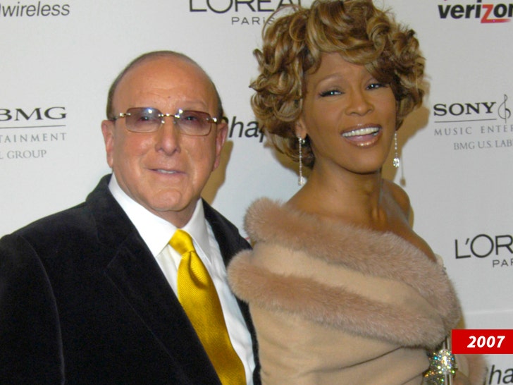 0124 clive davis whitney houston getty