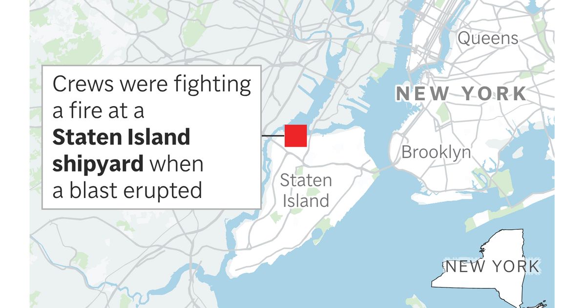 1 person has died after blast at New York City shipyard that also injured 36 people, officials say. :: WRAL.com