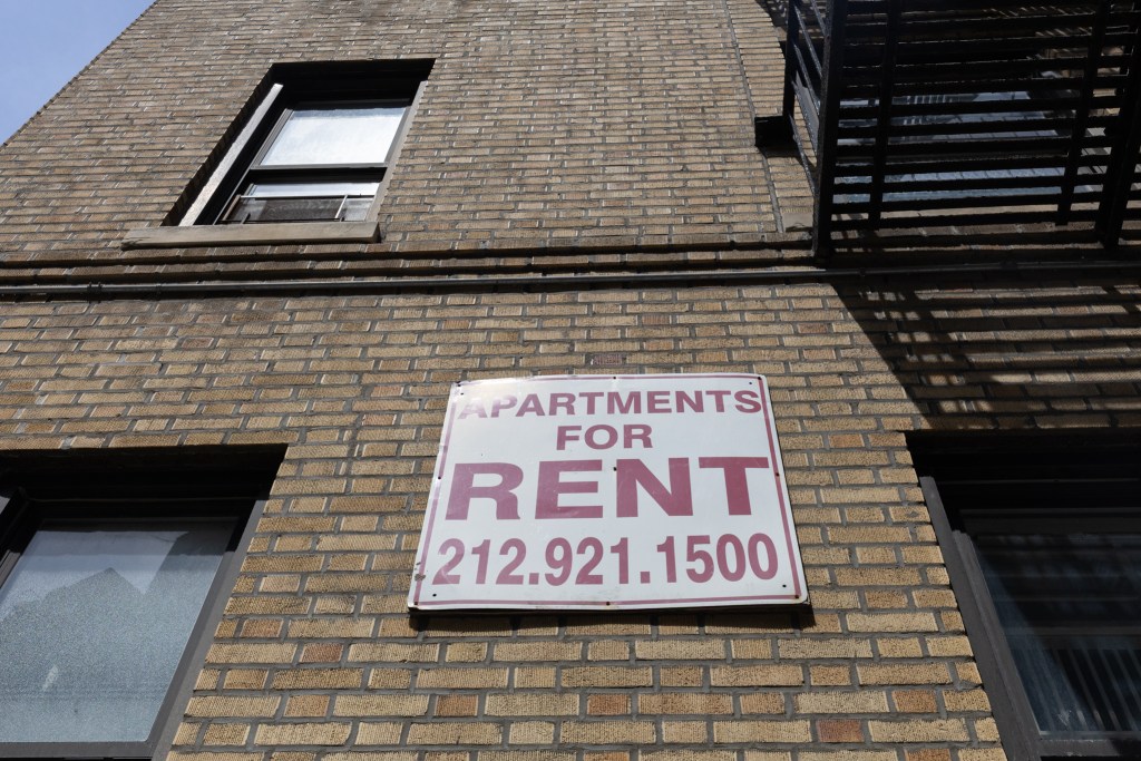 A Washington Heights building owner advertised apartments for rent,