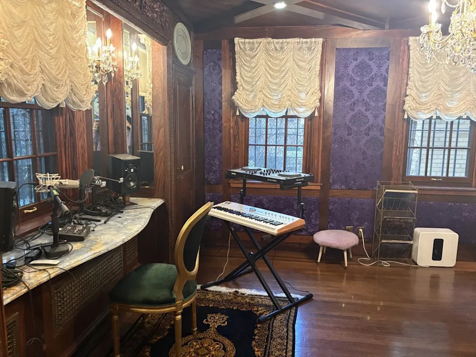 Michelle considers her home music studio to be her personal sanctuary.