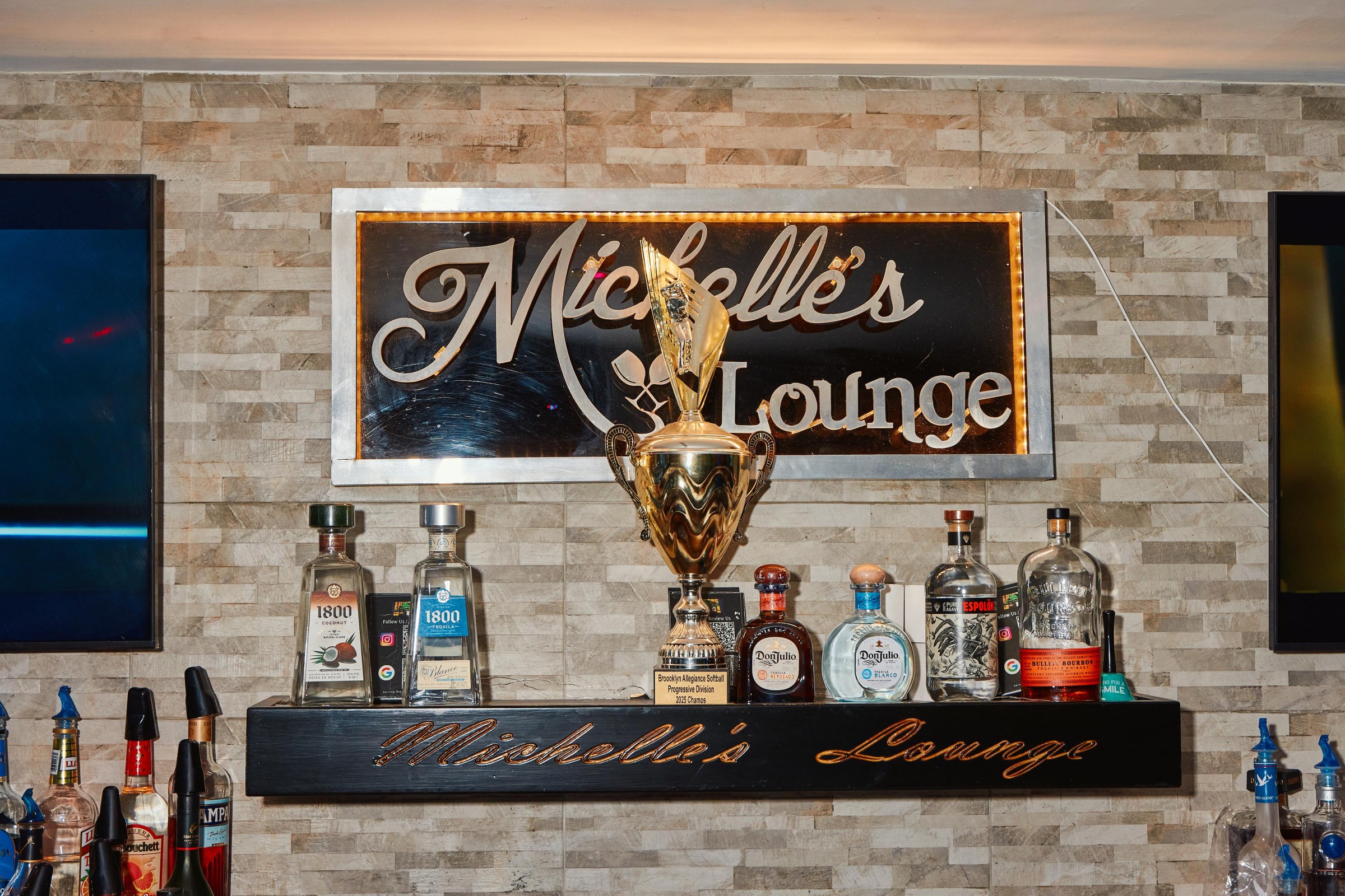 Inside Michelle’s Lounge.