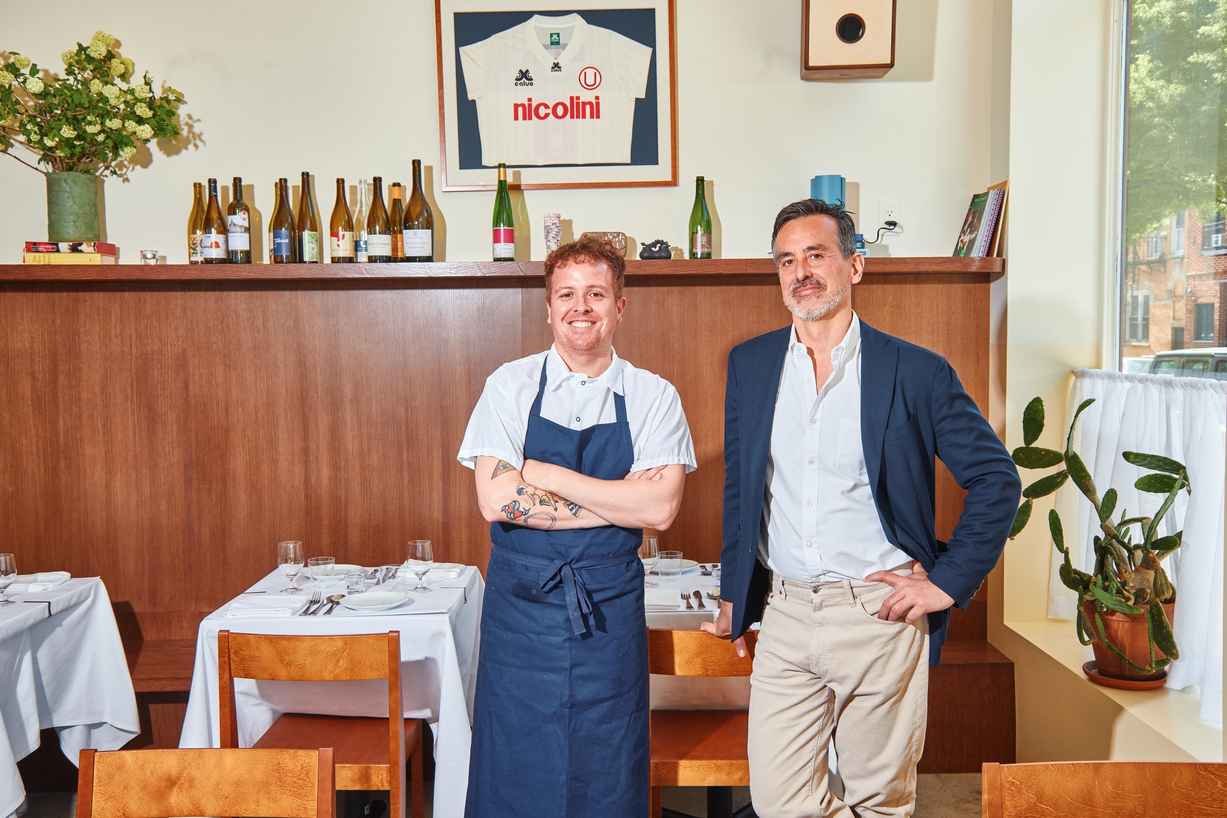 Chef Erik Ramirez and Juan Correa of Cafe Bar J.F.