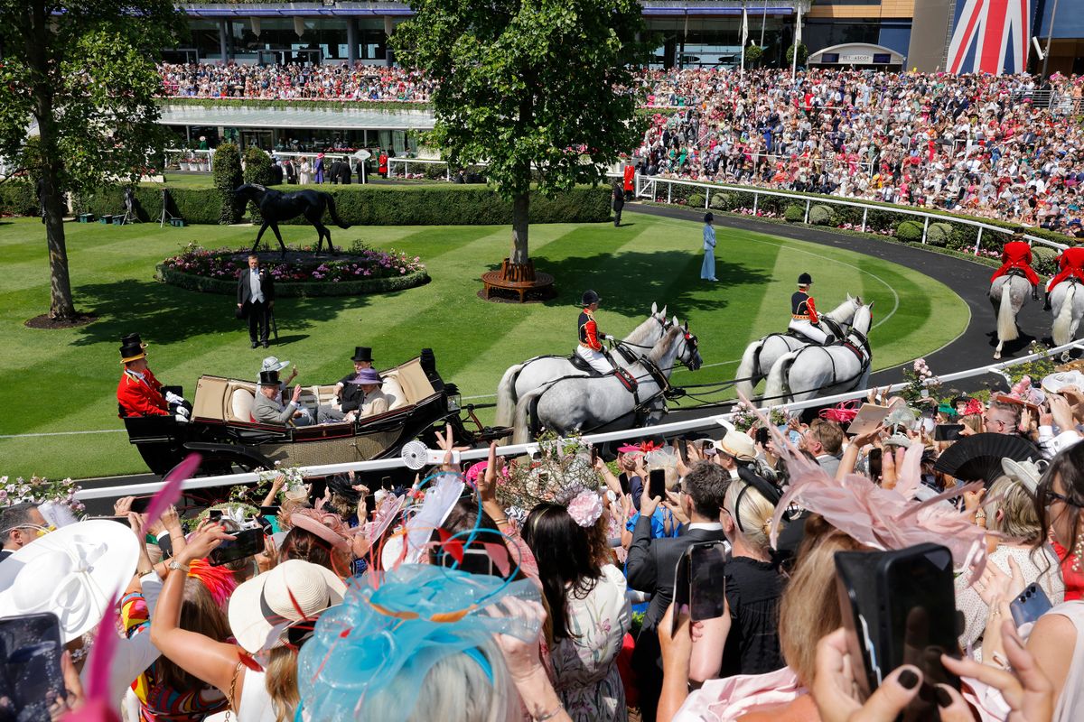 The Royal procession is one of the most popular features of the royal meeting