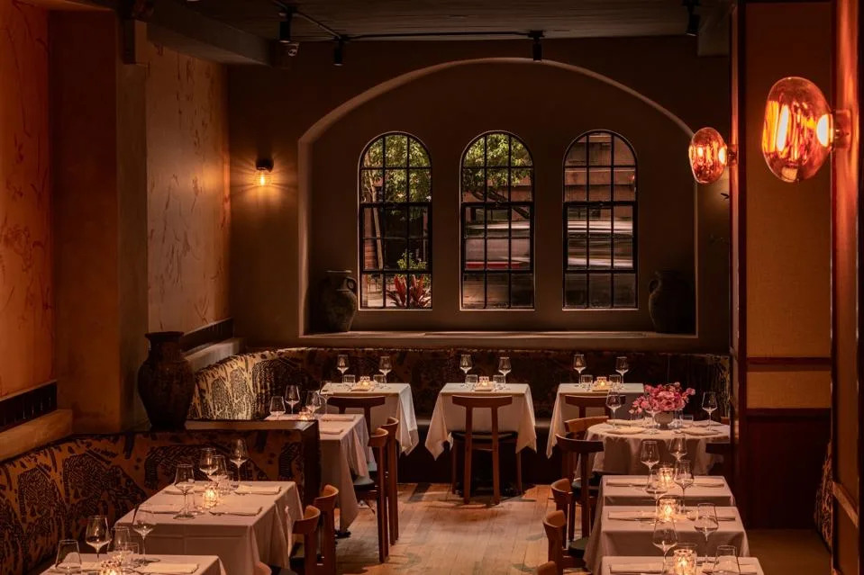 Inside the dining room at Hed NYC 